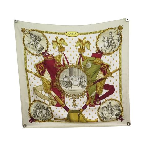 foulard hermes vintage napoleon|The Napoleon scarf by Hermès.